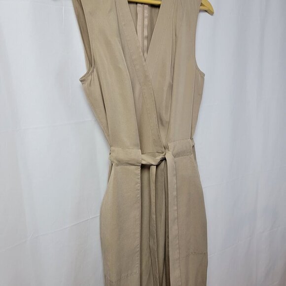 BCBGMaxAzria Ridley Khaki Asymmetric Jumpsuit - Beautiful - Picture 6 of 13